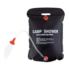 Schanno 5-Gal Camping Shower, Solar Heating Shower Emergency, Campsite, Portable