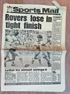 HDM Sports Mail Saturday May 3rd 1986 Hull KR v Castleford Challenge Cup