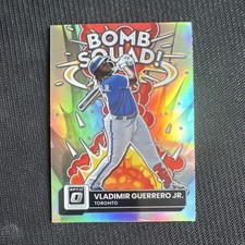 2022 Donruss Optic Bomb Squad Holo Prizm Vladimir Guerrero Jr. #BS-2 Blue Jays