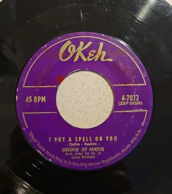 Blues R&B 45 Screamin' Jay Hawkins ~I Put a Spell On You~ Okeh #7072 