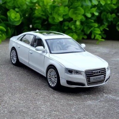 1:32 Audi A8 Diecast Model Car w/ Sound Light Pull-Back Toy Gift