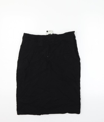 Armani Code Damen schwarz ausgestellter Rock Größe 14