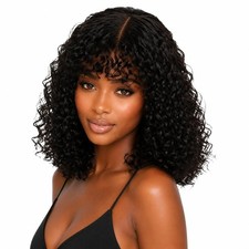 Curly Bob Glueless Wig Human Hair 2x1 HD Lace Front Wigs Short Bob Wig for Women