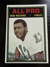 1974 Topps Harold Carmichael #121 Rookie RC HOF NM