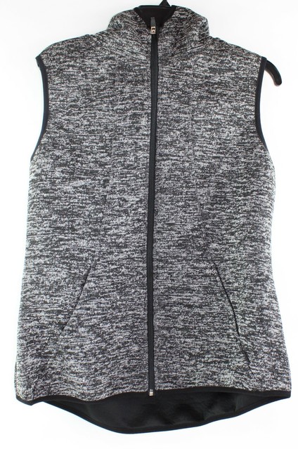 Jockey Womens Large Black Core Warmer Hooded Vest JK-9458 New with $45 Tags | eBay