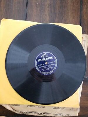 vintage 78 RPM shellac record Bluebird 11349 4 King Sisters Rose O'Day/Jack Jill