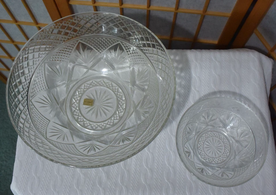 Juego de 3 cuencos de cristal Luminarc, cuenco para astillas y inmersiones con soporte EN CAJA ORIGINAL Foto 3 de 4