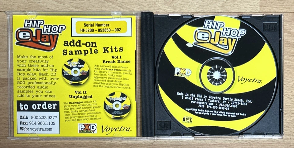 Hip Hop eJay The Future Of Music CD-ROM For Pentium PC WIN 95/98/NT 4.0 (Used) - Image 2 of 4
