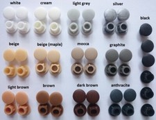 8mm Hole Caps Covers Push Fit Furniture Kitchen White Graphite Grey Brown Beige