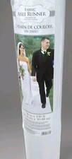 New Wedding Aisle Runner Award Ceremony Runner 36" x 100' White Fabric Rolls Out