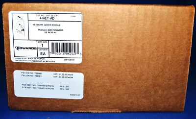 EDWARDS 4-NET-AD NETWORK ADDER MODULE FIRE ALARM | eBay