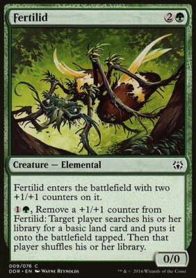 Magic the Gathering MTG Fertilid (9) DD Nissa vs. Ob Nixilis   LP