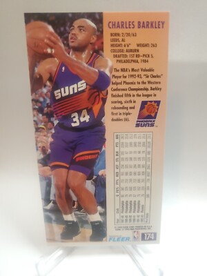 1993-94 Fleer NBA Jam Session Basketball #174 Charles Barkley | eBay