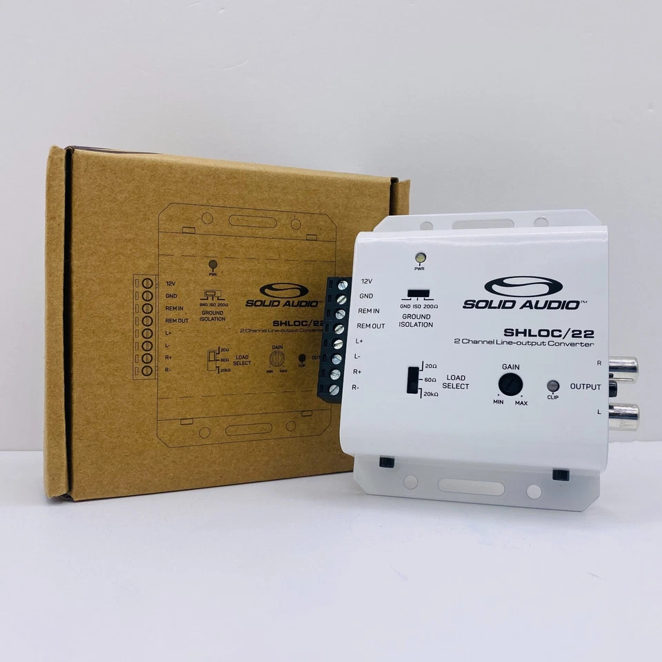 Solid Audio 2-Channel Active Line Output Converter with Auto Turn On SHLOC/22 - Image 2 of 4