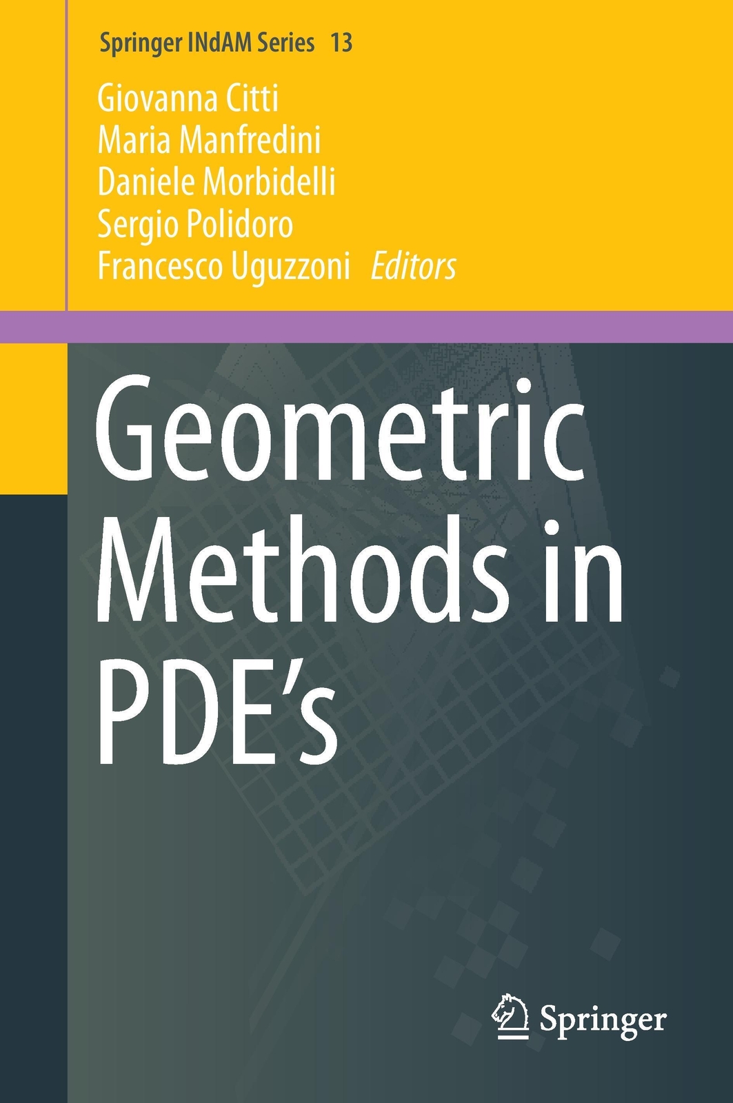 Thumbnail - Giovanna Citti (u. A.) | Geometric Methods In Pde¿s | Buch | Englisch