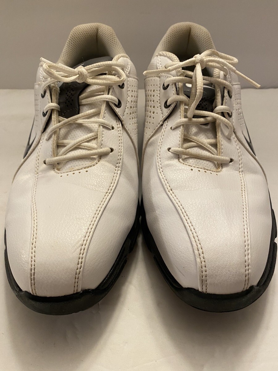 Nike Durasport III 3 Soft Spike Golf Shoes White/black 628527-101