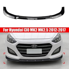 Gloss Black Front Bumper Spoiler Lip Body Kit Für Hyundai I30 MK2 MK2.5 2012-17