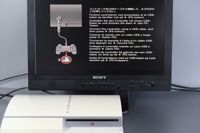 SONY PLAYSTATION 3 PS3 Ceramic White Console CECHH00 CW