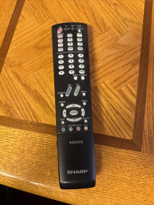 Sharp AQUOS GA535WJSA Remote, OEM NOS for LC-42D43U LC-52D92 LC-62C42 LC-65D93 +