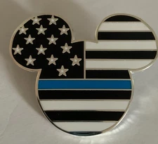 Disney Blue Line Security Police Appreciation Pin NEW