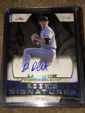 ANDREW DALQUIST 2019 Leaf ULTIMATE Autograph ROOKIE SIGNATURES #7/10 WHITE SOX