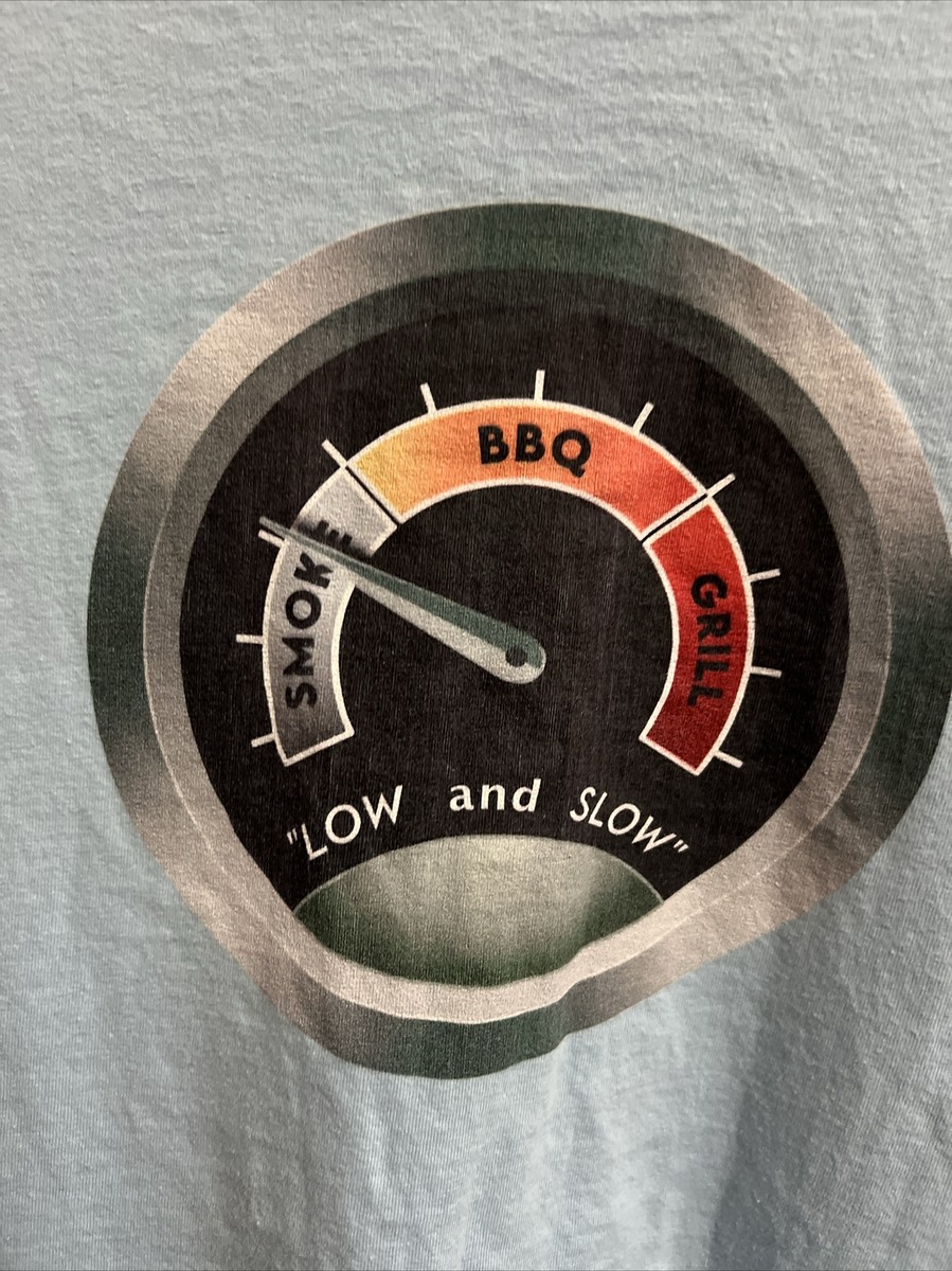 Low And Slow Smoker Tshirt 2XL BBQ View 2