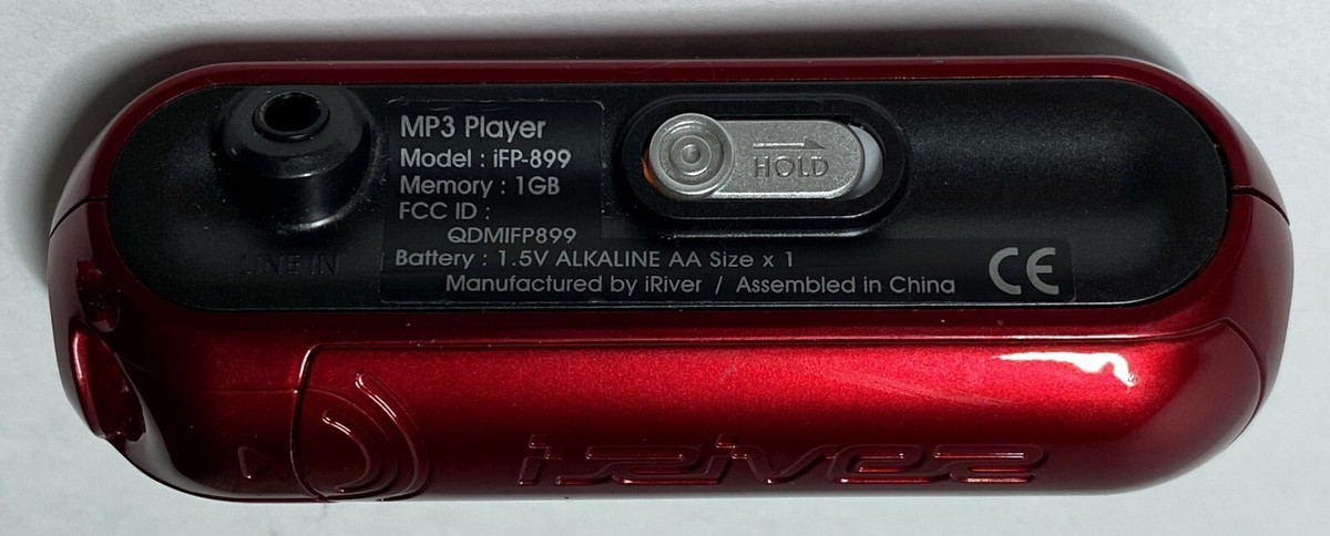 iRiver - IFP-899 - MP3 player, voice recorder, radio, 1 gig capacity, very nice iRiver - IFP-899 - MP3 player, voice recorder, radio, 1 gig capacity, very nice