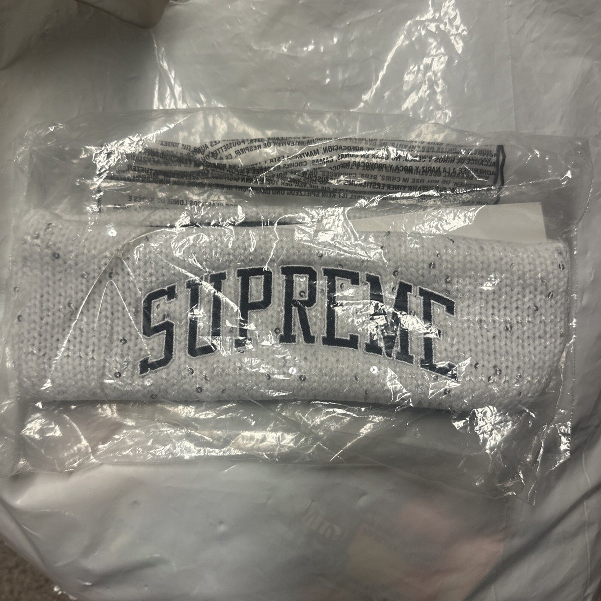 Sequin Arc Supreme Headband For Sale Supreme New Era Sequin Arc