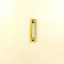 Solid Polished Brass Georgian Casement Window Stay 8"/10"/12"-Fastener-Staylock