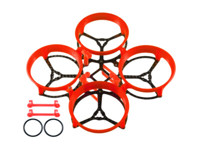 Microheli CNC Carbon Fiber W/ 3D Printing Ducted Style ''D'' Frame (RD)-MOBULA7 HD