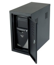 Global Industrial CPU Enclosed Side Car Cabinet - WB242299BK