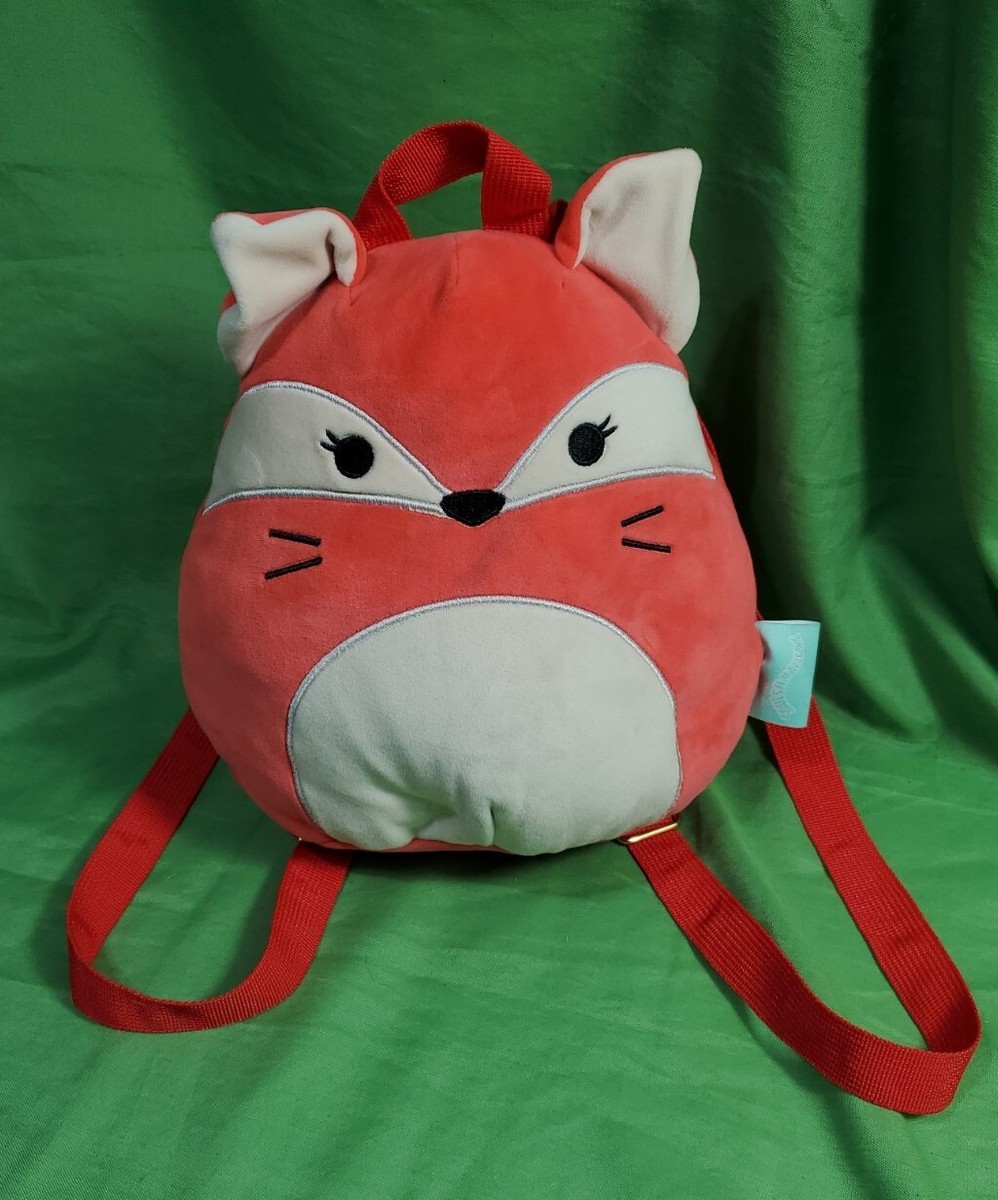 Squishmallows Fifi Plush Backpack Fox NWOT Zip zips Squishmallows Officially Licensed Fifi The Fox 14 main image 3
