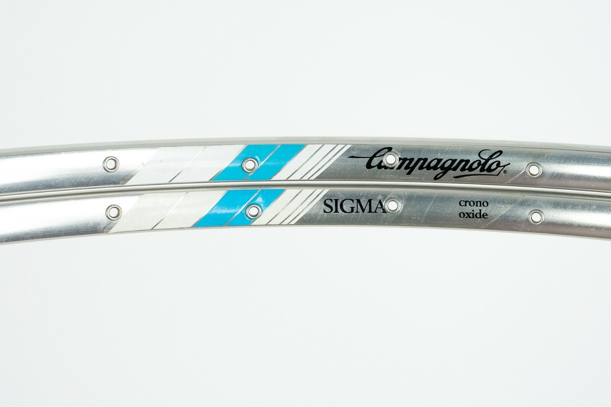 NOS PAIR CAMPAGNOLO SIGMA TUBULAR RIMS 650c 28H VINTAGE