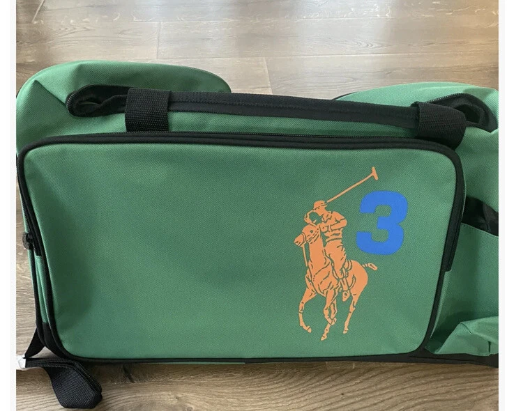 ralph lauren green big pony duffle bag nwt