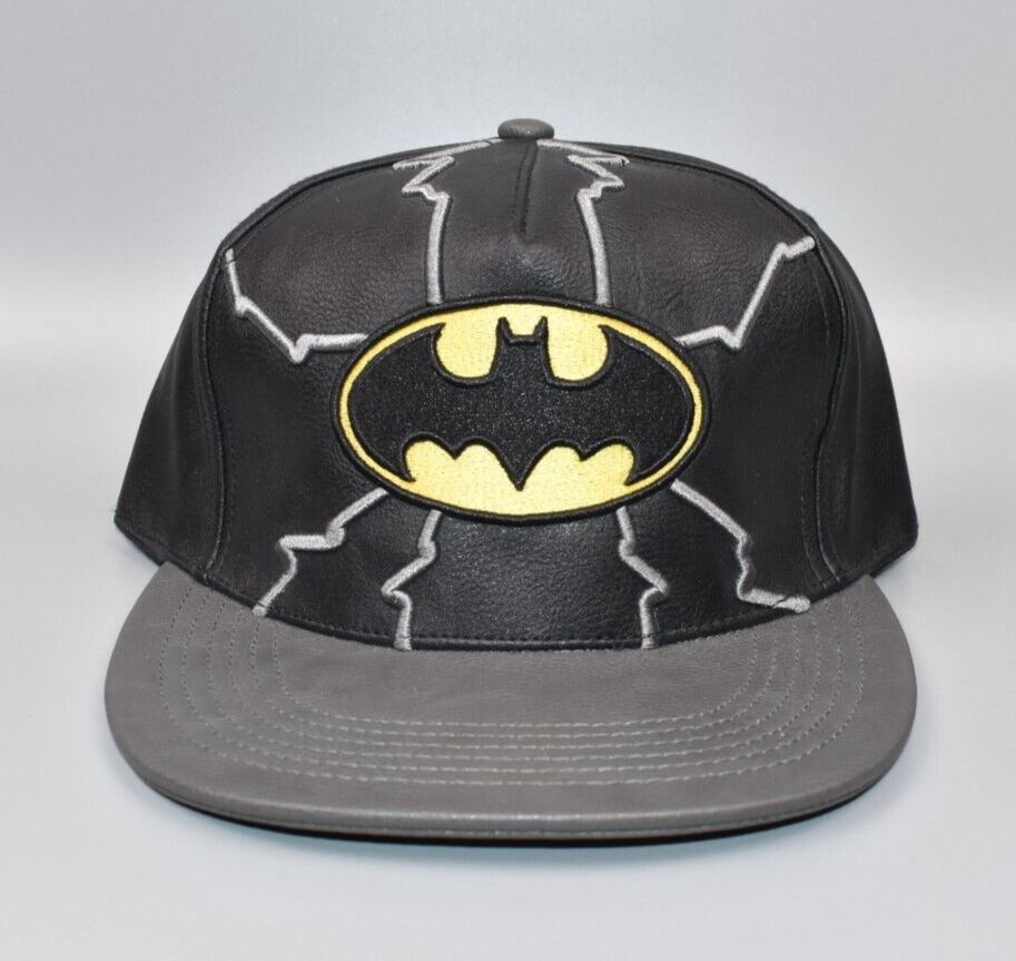 Batman DC Comics Superhero Faux Leather Snapback Cap Hat | eBay