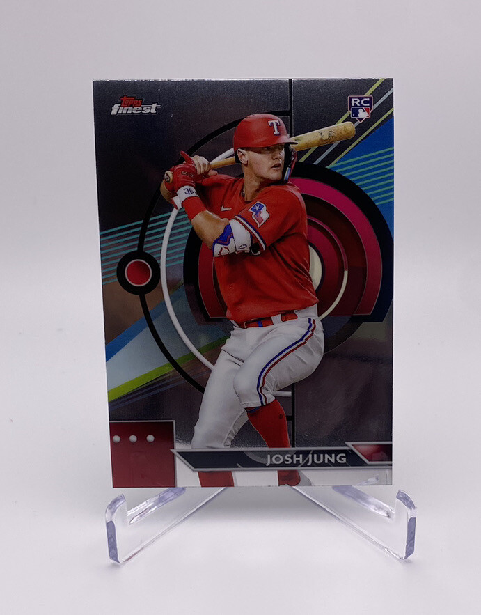 Josh Jung 2023 Topps Finest Rookie RC #75 Texas Rangers