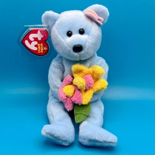 Rare 2005 Bluebonnet Beanie Babies Valentine's Day Collectible-image