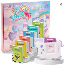 Talking Flash Cards for Toddlers with 224 Sight Words Bilingual - Educational Le