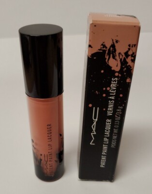 MAC Patent Paint Lip Lacquer - 585 Patent Pleasure - Pink Nude New in Box