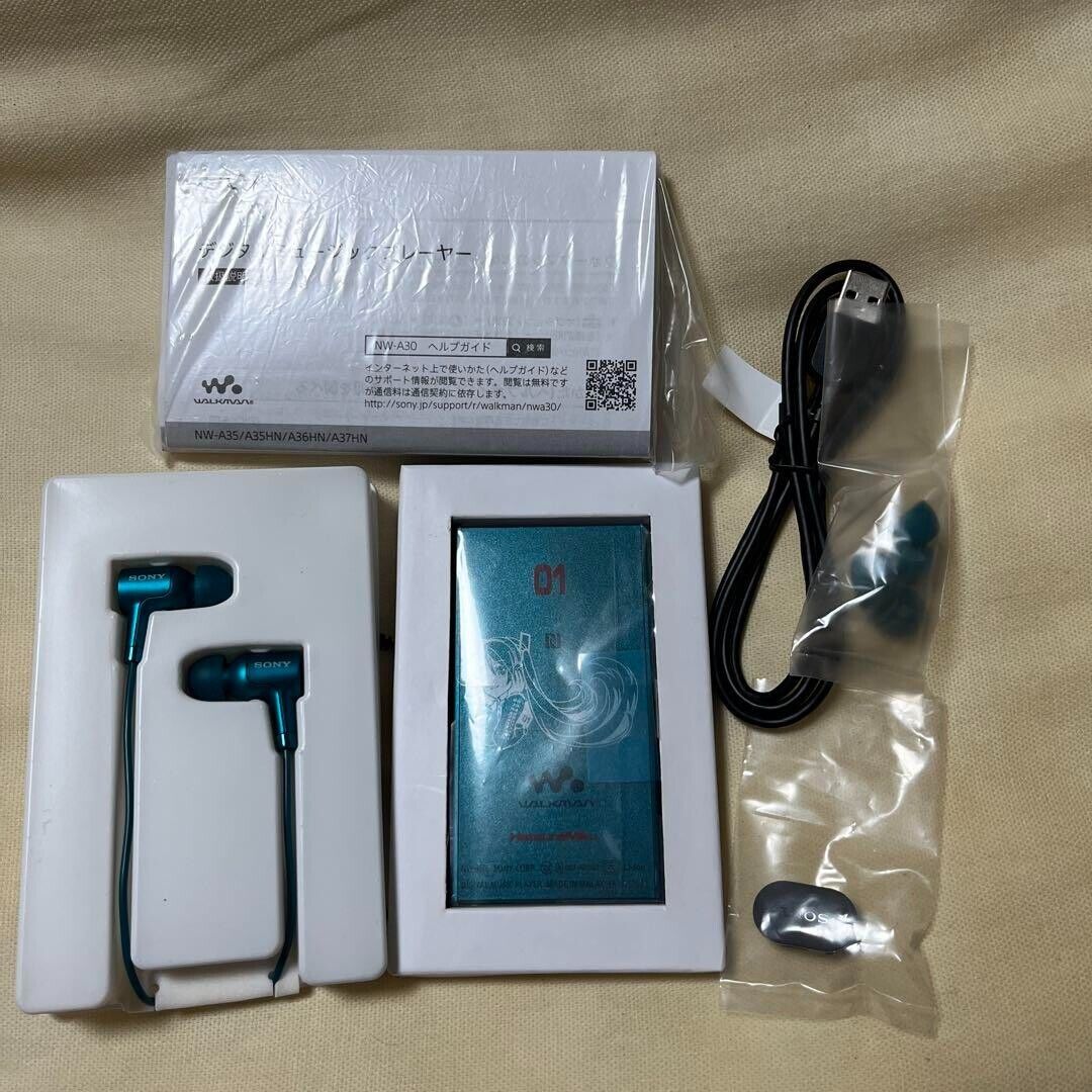 SONY Walkman Hatsune Miku model 10th anniversary NW-A35HN SONY Walkman Hatsune Miku model 10th anniversary NW-A35HN