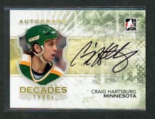 2010-11 ITG Decades 1980s Autographs #ACH Craig Hartsburg *16198