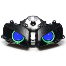 Conjunto Proyector Verde Ángel Azul Faro Demonio Apto para Honda CBR600RR 03-06
