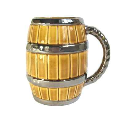 Vatertag Geschenk für Ihn Wade Bierkrug Becher England Vintage großes Keramikfass