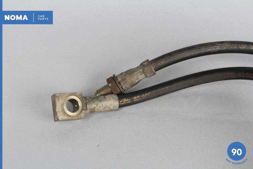 95-97 Jaguar XJ6 X300 Juego de tubos de manguera de freno flexible trasero izquierdo y derecho OEM Foto 4 de 4
