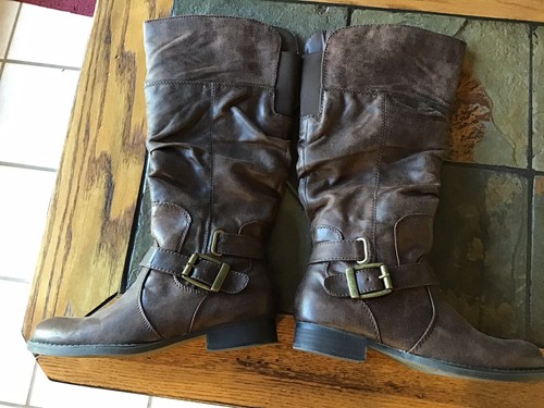 Women's BareTraps Joey Brown Boots 6M 