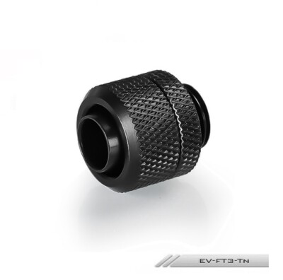 Soft Tubing Compression Fitting for 10mm/13mm 3/8'' ID 1/2'' OD 10/13 10/13mm BLK