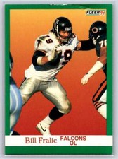 1991 Fleer #201 Bill Fralic