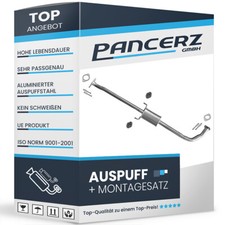 Mittelschalldämpfer für HYUNDAI I30 I 1.4 1.6 Euro 4 Flanschverbindung 2007-2012