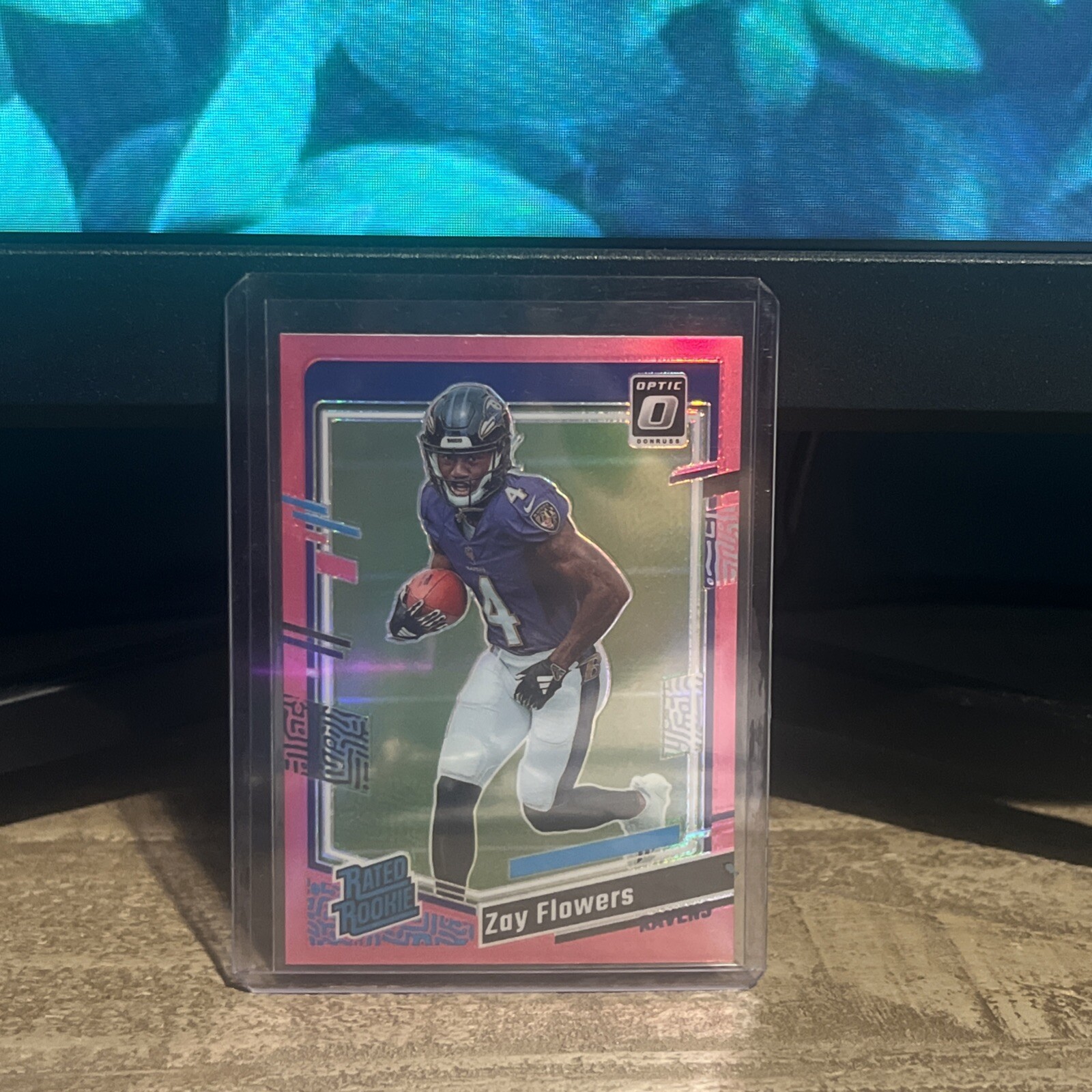 2023 Donruss Optic Zay Flowers Pink Prizm Rated Rookie #210