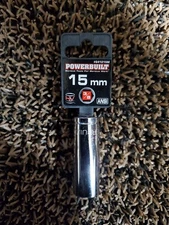 Powerbuilt 15mm 3/8" Chrome 6 Point Deep Socket #641215M